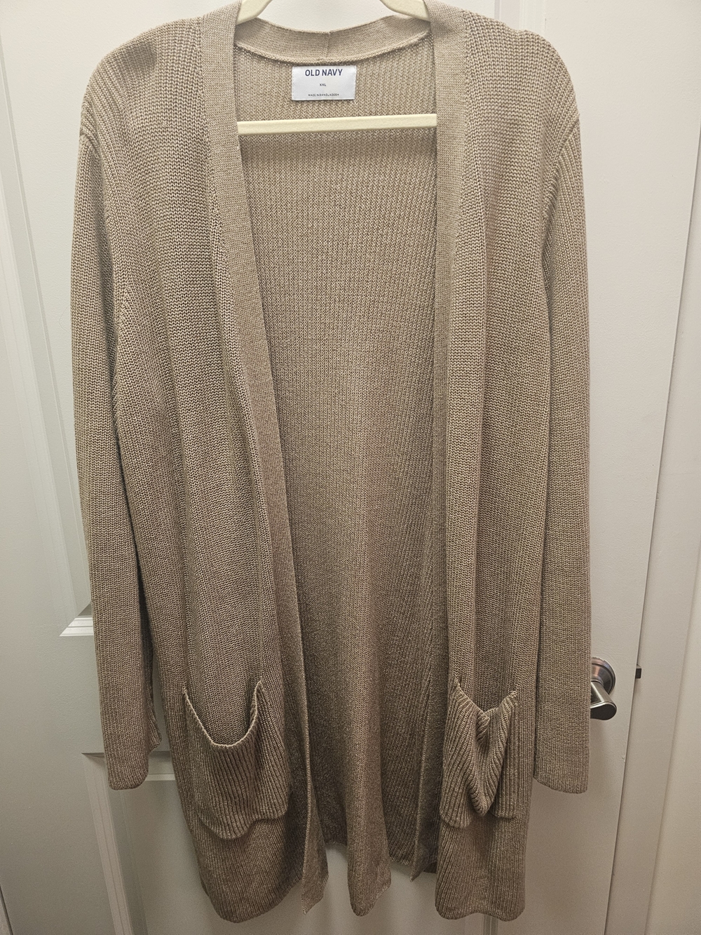 Old Navy Women’s Open-Front Cardigan in Taupe